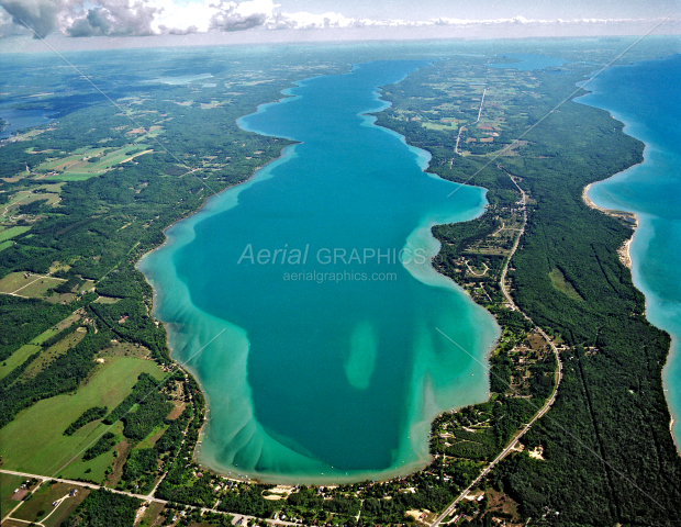 Torch Lake (Looking South) in Antrim County, Michigan